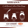 Disposable Cold Brew Coffee Filters - 120 Count Coffee Filter