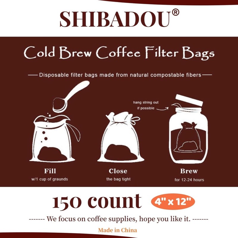 Disposable Cold Brew Coffee Filters - 120 Count Coffee Filter