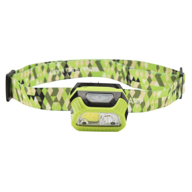 LED Induction Headlamp Waterproof Headband Flashlight for Outdoor Camping Night