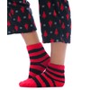 #followme Printed Microfleece Button Front PJ Pant Set with Socks