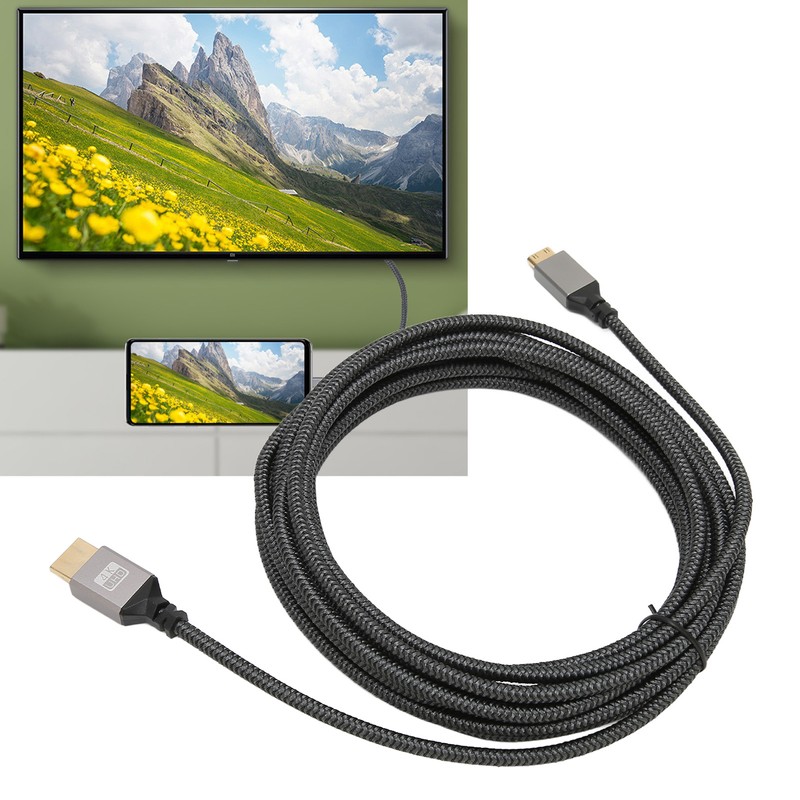 HD Multimedia Interface Cable High Speed 4K 60Hz Weave HD