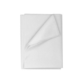 Pack of 2 Ironing Fleece White Iron-On Insert Fabric, Lightweight One-sided Non-Woven Fabric for Ironing Pleats, Sewing Crafts, Reinforced Clothing (200 x 100 cm)