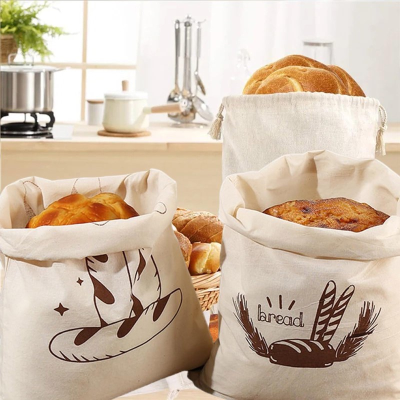 2 Pcs Bread Bags for Homemade Bread, Bread Bag, Bread