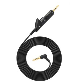 Lusgawer QC15 Cable Replacement Audio Extension Cord Compatible with Bose QuietComfort 15 QC15 Headphones (Black 6ft)
