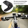 2Pcs Bike Handlebar Grips TPR Rubber Ergonomic Slip Prevention Replacement