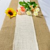 Wlirantim 1 Pack 12 x 72 Inch Boho Burlap Table