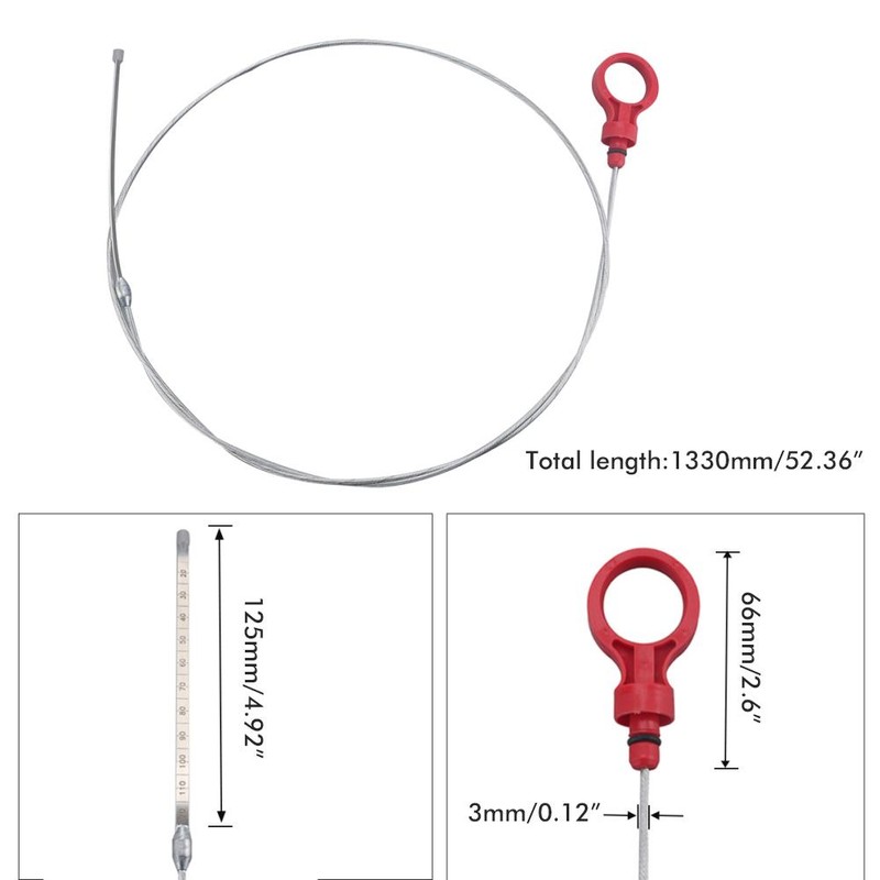 Auto Oil Dipstick Compatible for Chrysler 8863B 9336A Transmission Trans