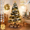 HERFLOS INTERACTIVO - Árboles De Navidad 2.2m Verde Pino Artificial