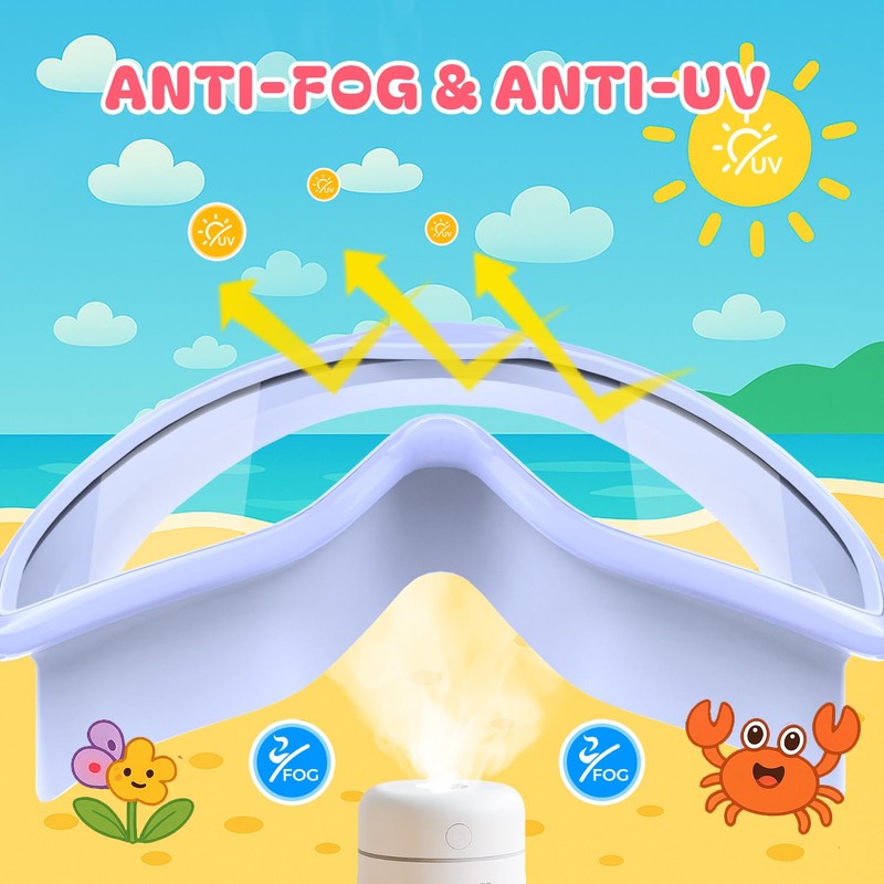 YLKJSWIM Kids Swim Goggles with Silicone Swim Cap, Swimming Goggles