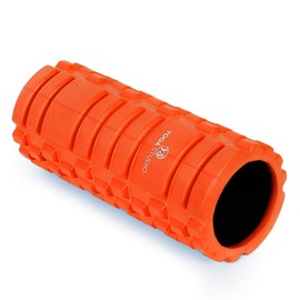 Yoga Studio SMR Trigger Point Grid Foam Massage Roller (Orange)