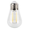 10Pcs Vintage Light Bulb S14 E27 180LM Transparent Glass LED