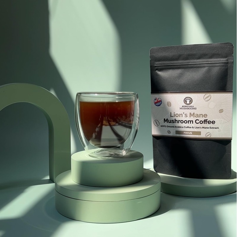 Merryhill Mushrooms - Lion’s Mane Mushroom Ground Coffee - Focus