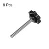 sourcing map 8pcs Star Knobs M8 x 70mm 304 Stainless