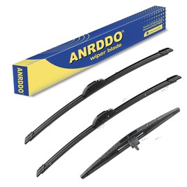 3 wipers Replacement for Honda Pilot 2009-2015, Windshield Wiper Blades Original Equipment Replacement - 22"/21"/14" (Set of 3) U/J HOOK