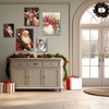 ART Christmas Santa Claus Canvas Wall Decor Christmas Tree and