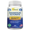 aSquared Nutrition Magnesium Glycinate 400mg - 180 Tablets - Max