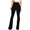 KDF Women's Black Bell Bottom Jeans for Women High Waisted