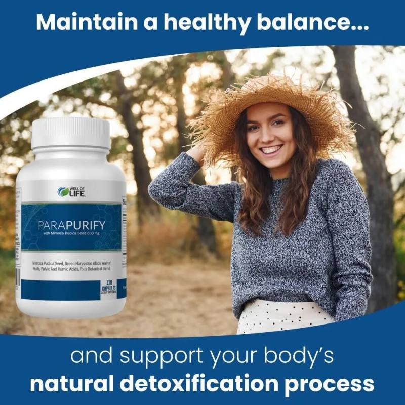 Suplemento Nutricional Well Of Life ParaPurify 120 Cpsulas Veganas