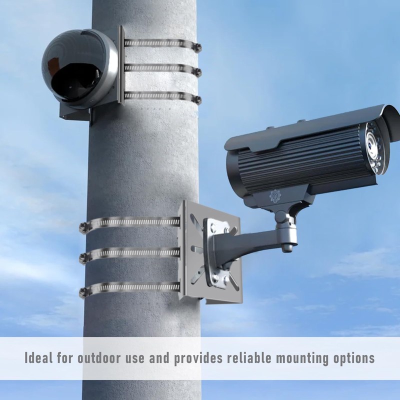 4 Pieces Mast Mount, Universal Vertical Pole Mount with 3