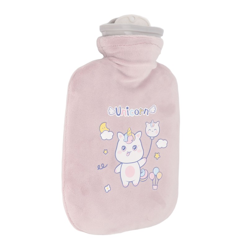 Hot Water Bottle with Soft Cover Student Home Portable Cute