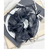 Wigo Large Skelibon Big Scrunchie Women's F, Black, Black