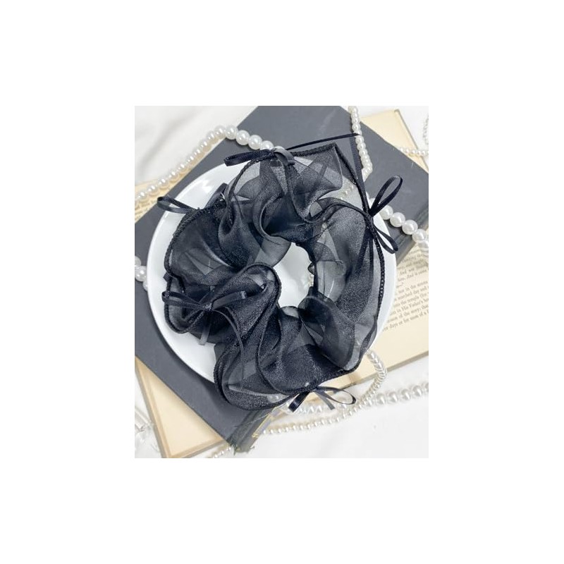 Wigo Large Skelibon Big Scrunchie Women's F, Black, Black