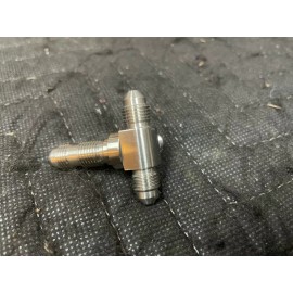 JIC -3an 3 AN Stainless Four Way  Tee Bulkhead Fitting Brake Fluid Hydraulic JIC AN3