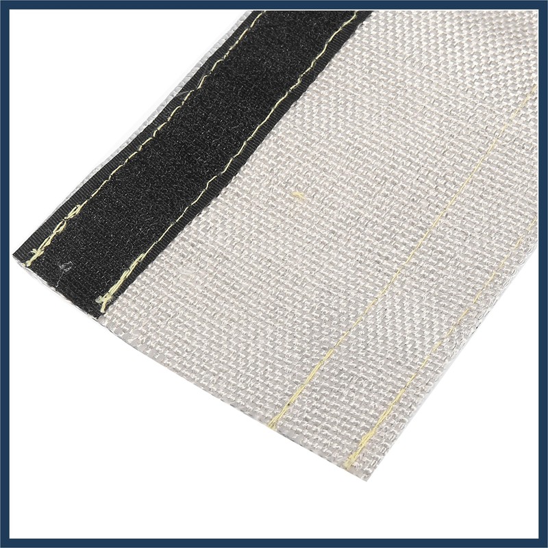 INFINAUTO Car Heat Shroud 3/4" ID 3.2ft Aluminized Sleeving Shield