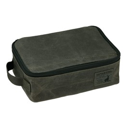 Captain Stag UL-2059 Mess Tin Case, Square Aluminum Cooker Case, Multi-Case, Large Size, Storage, Cotton Canvas, Olive, Compatible Model Number: UH-4115