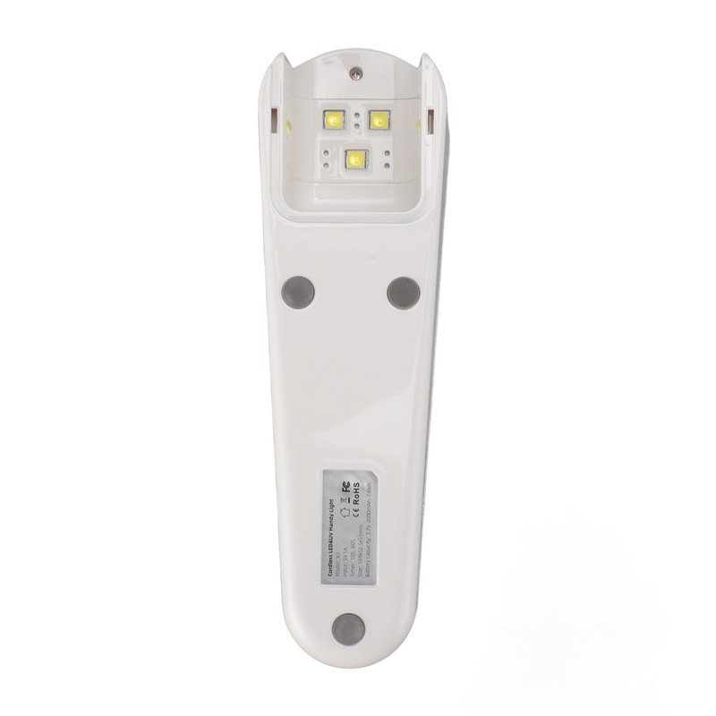 8W Handheld Nail Lamp Dual 365+405nm Ultraviolet Nail Dryer 2000mAh