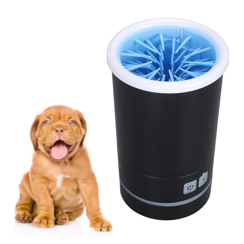 Automatic Dog Cleaner, Soft Electric Washer USB Rechargeable Portable Cleaner