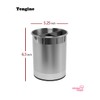 TENGINE Stainless Utensil Holder 360° Rotating 6.5X5.25 Inch Utensil Crocks