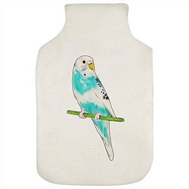 'Blue Budgie' Hot Water Bottle Cover (HW00008434)