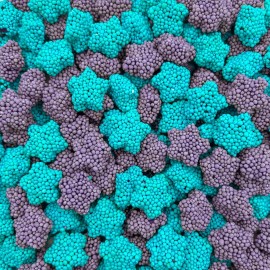 Cosmo Clusters Candy - 1.5 Pound Pack - Crunchy Gummies - Berry Flavored