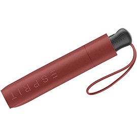 ESPRIT Easymatic Slimline Pocket Umbrella Open/Close Automatic FJ 2022, RUSSET BROWN, Compact