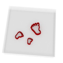 Mini/Tiny Baby Foot Set of 3 Value Fondant Cutter 1.5CM + 2CM + 3CM