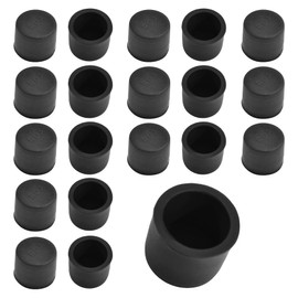 FOCMKEAS RCA Plug Protective Cover 20 Pcs Anti-Dust Protector Caps, Plug Protector Caps for RCA Female Ports and Computers Black Silica Gel