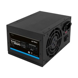 Acteck Fuente de Poder PC 500W Blazar Prime FT500P ATX Negro AC-938143