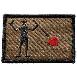 Blackbeard - 2" x 3" Tactical Patch - Coyote