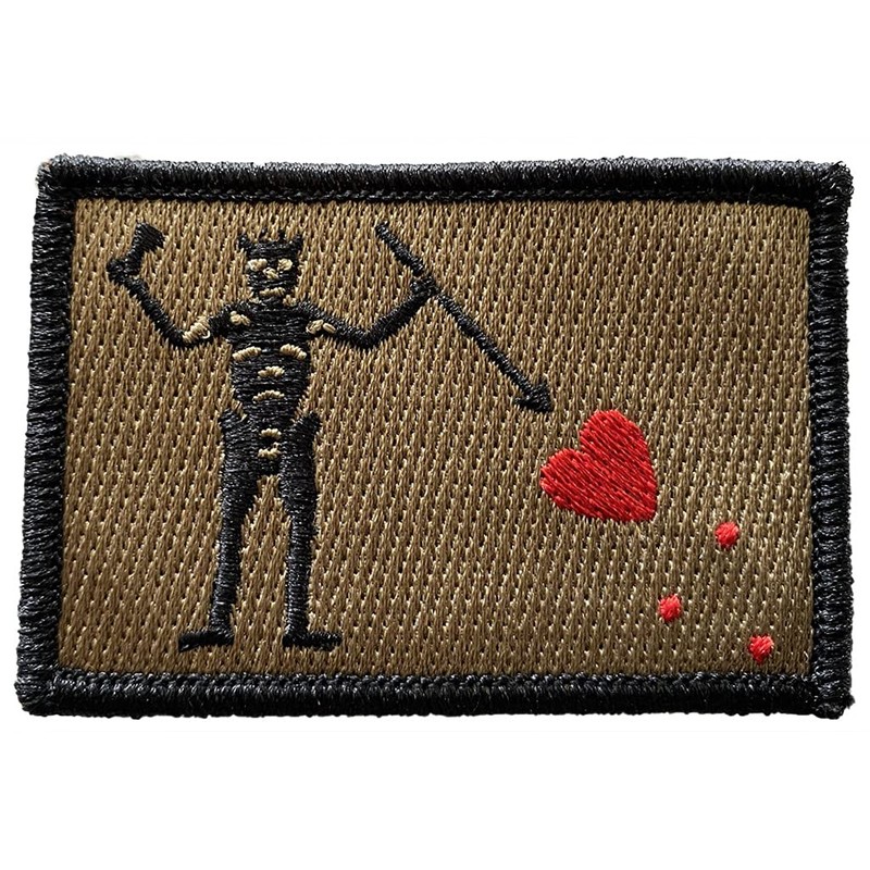 Blackbeard - 2" x 3" Tactical Patch - Coyote
