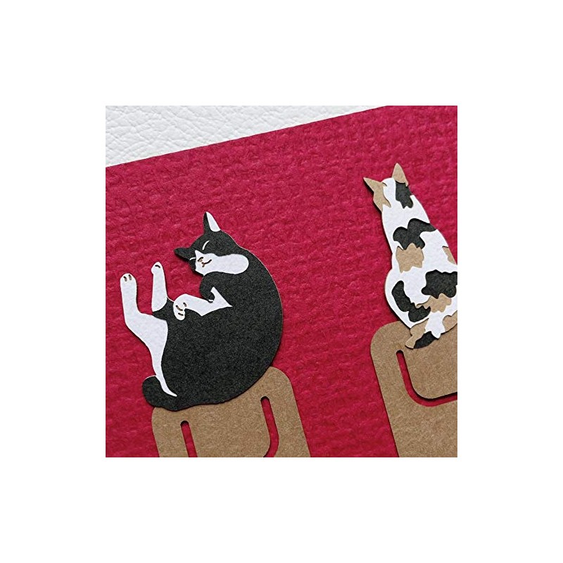 paper bookmark (cat)