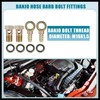 Hihaha Banjo Bolt M16x1.5 12mm Banjo Hose Barb Bolt Fittings