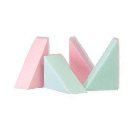 L.A. COLORS 4-Pack Makeup Wedge Sponges, Assorted Colors C10932