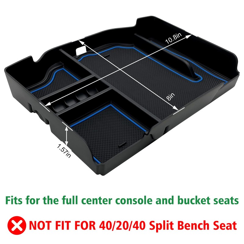 EVTIME Center Console Organizer fit for Dodge RAM 1500 2500