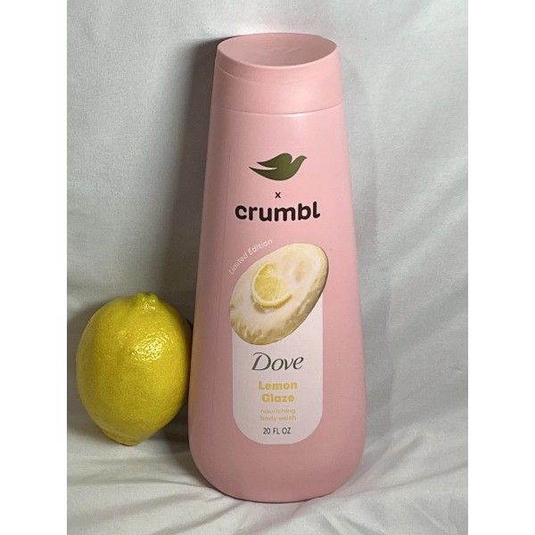 Dove X Crumbl Lemon Glaze BodyWash. Limited Edition 20 Oz