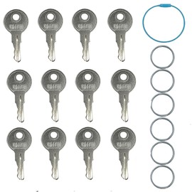 12PCS CH751 RV Keys，Universal CH751 Replacement Keys for RV Campers Compartments,Storage,Cabinet,Door Hatch,Locks Carts Shells,Tool Boxes