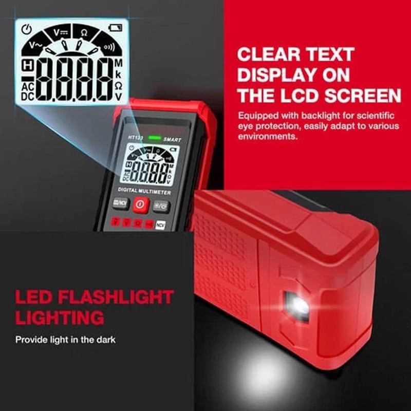 Ht Automatic Digital Multimeter,Tm-510 4000 Counts Smart Digital Multimeter,Digital Display