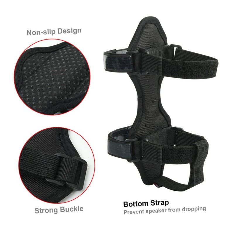 KONTONTY Wireless Speaker Bike Accessory Speaker Nylon Strap Holder for