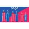 Pogo BPA-Free Plastic Water Bottle with Chug Lid, Blue Atoll,