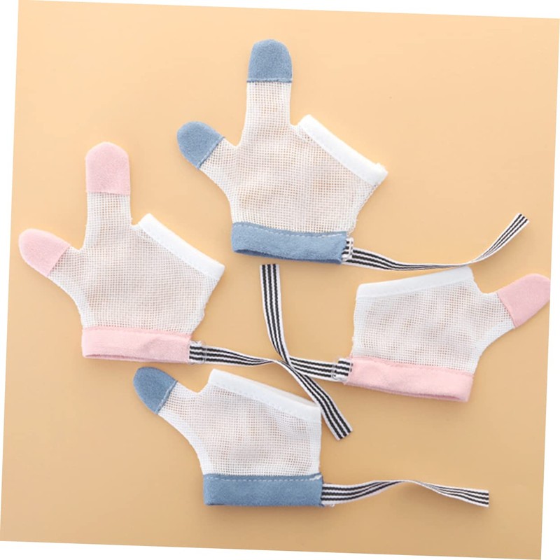 Kisangel 1 Pair Thumb Stop Gloves Finger Guard Gloves for